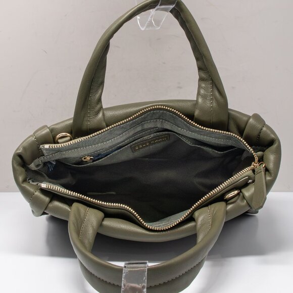 Cole Haan Grand Series Quilted Tote Bag Tea Leaf Green Leather - Picture 8 of 11